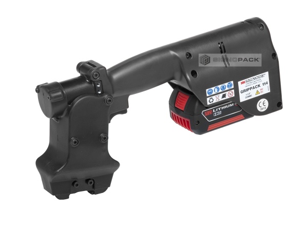 Akumulátorový stroj na prostřižení pásky GripPack-114